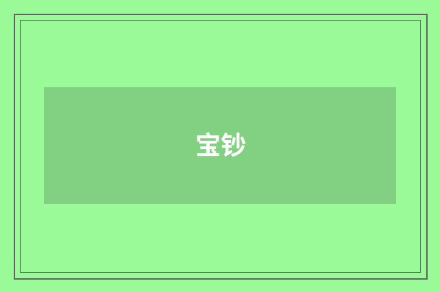 宝钞