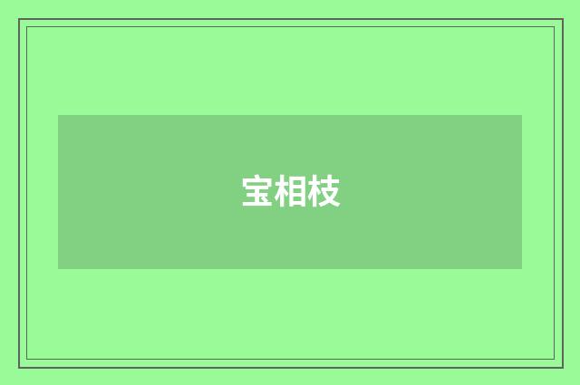 宝相枝