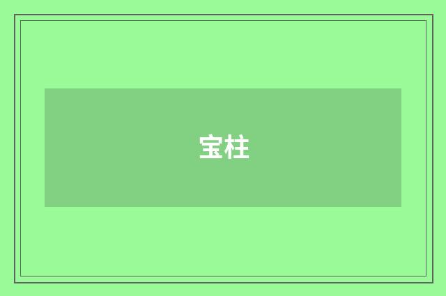 宝柱