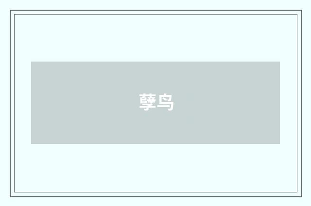 孽鸟