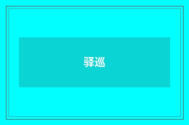 驿巡