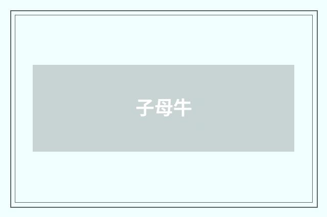 子母牛