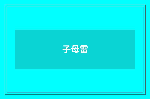 子母雷