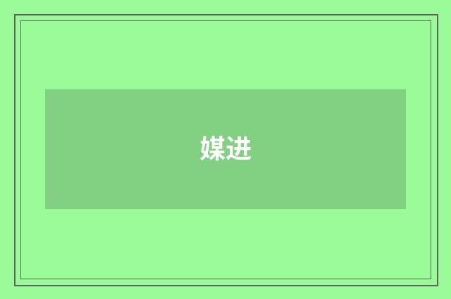 媒进