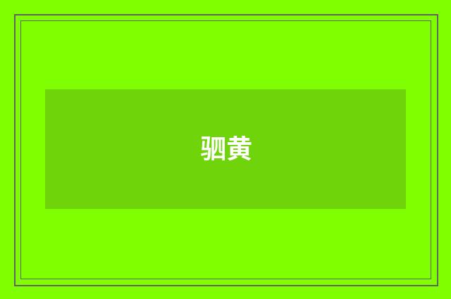 驷黄