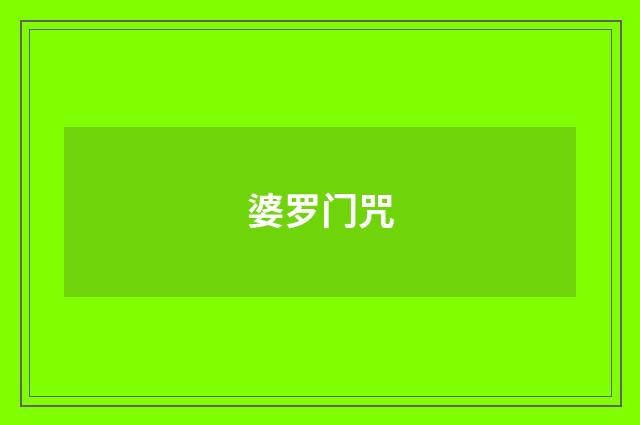 婆罗门咒
