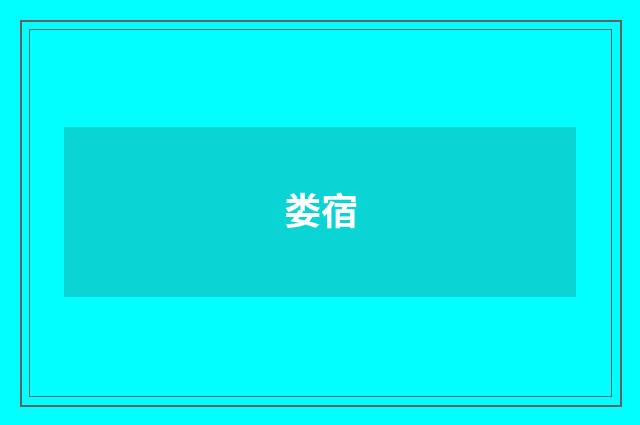 娄宿