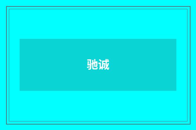 驰诚