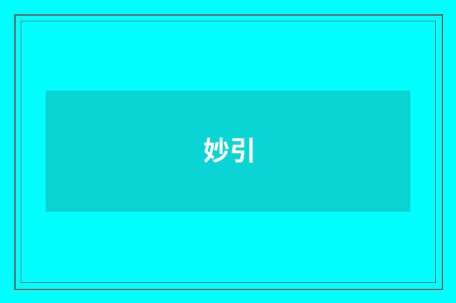 妙引