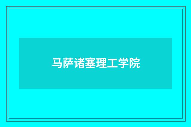 马萨诸塞理工学院