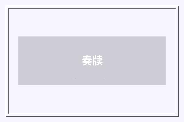 奏牍