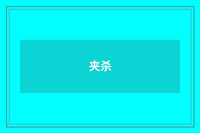 夹杀