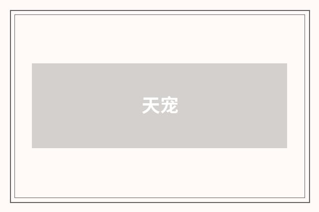 天宠