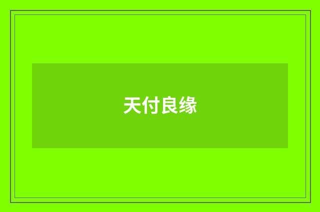 天付良缘