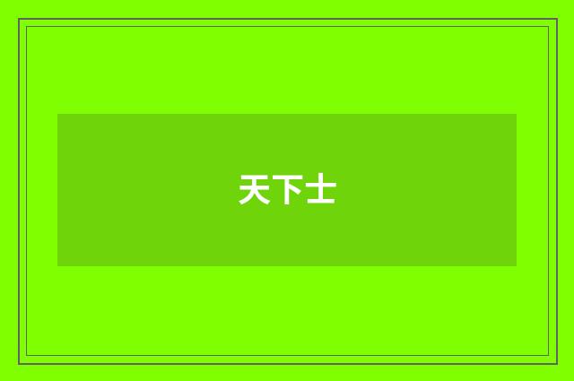 天下士