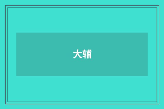 大辅