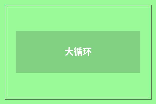 大循环