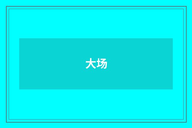 大场