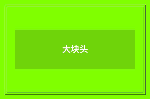 大块头