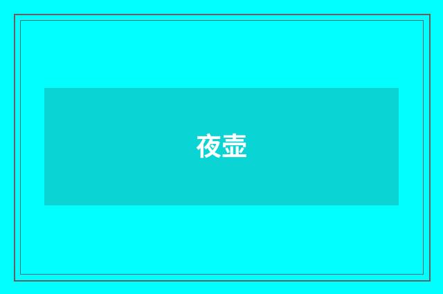 夜壶