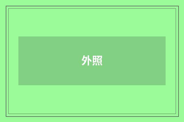 外照