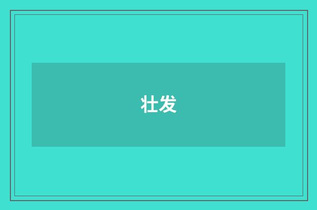 壮发
