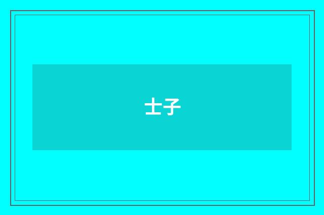 士子