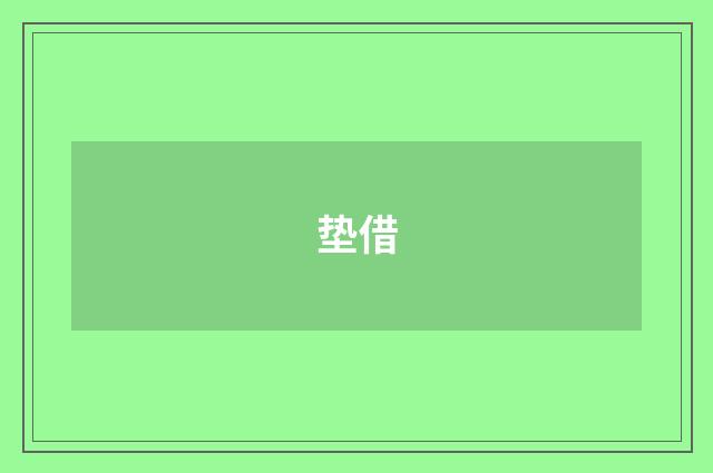 垫借