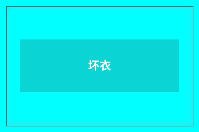 坏衣
