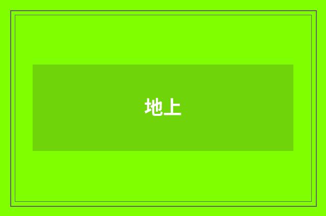 地上