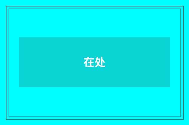 在处