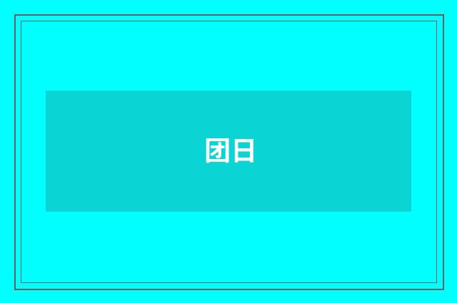 团日
