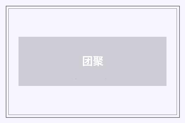 团聚