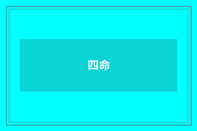 四命