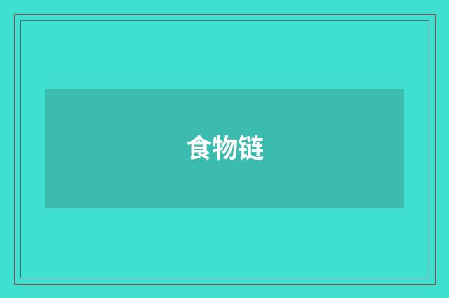 食物链