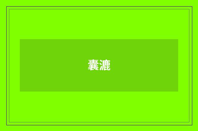 囊漉