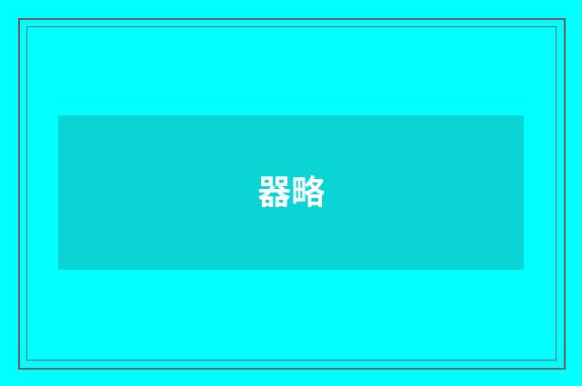 器略