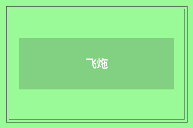 飞炧