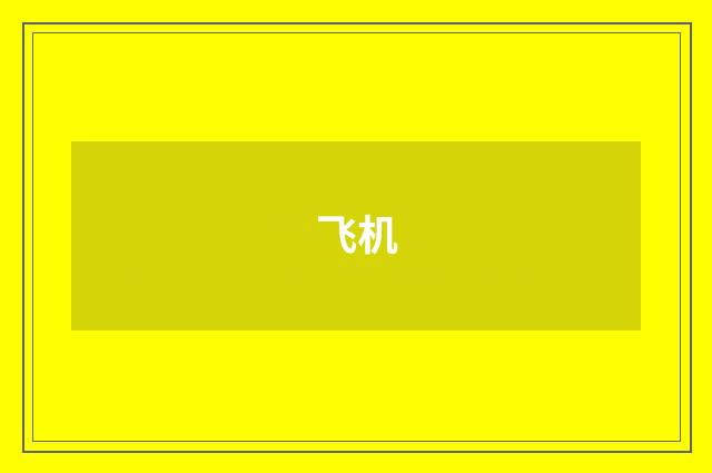 飞机
