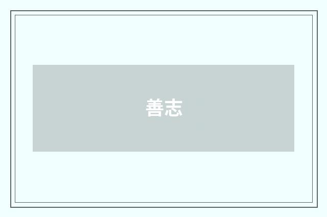 善志