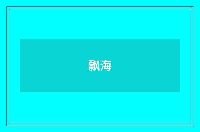 飘海