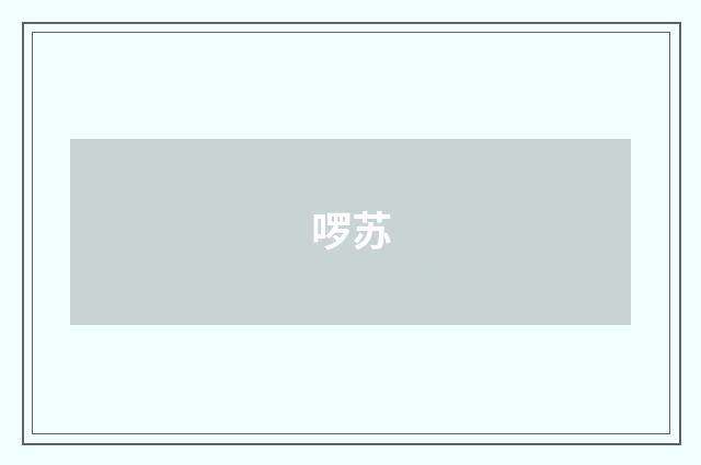啰苏