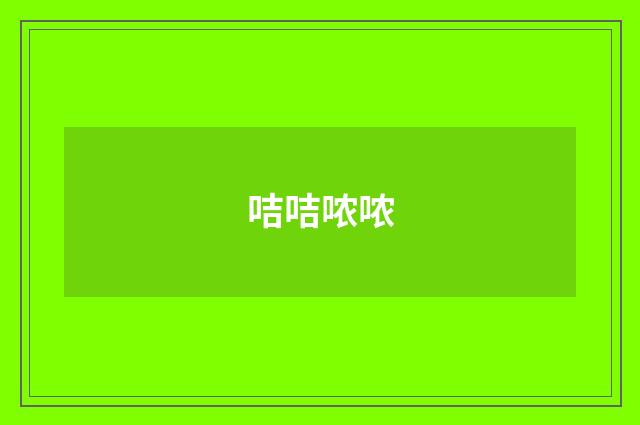 咭咭哝哝