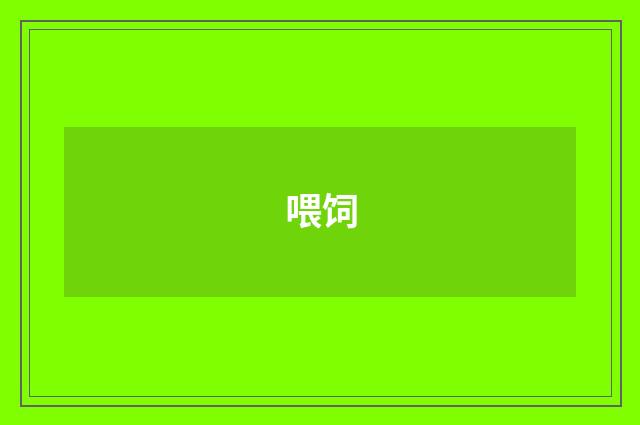 喂饲