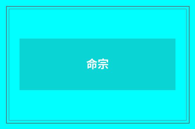 命宗