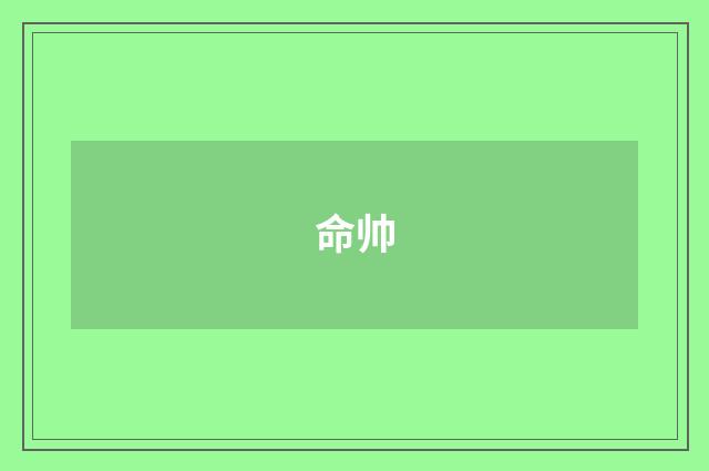 命帅