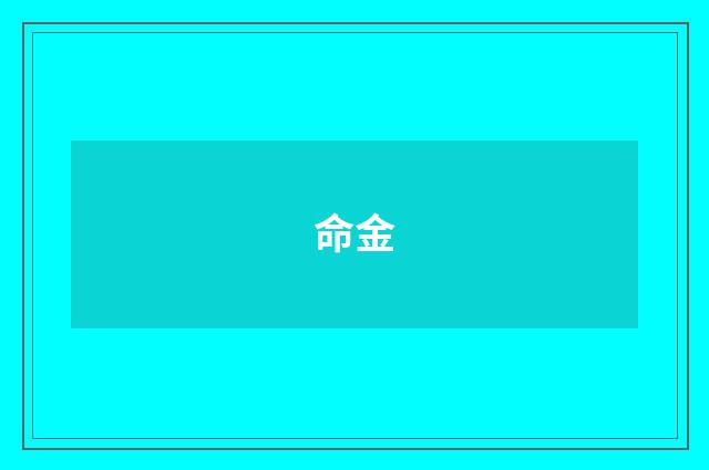 命金