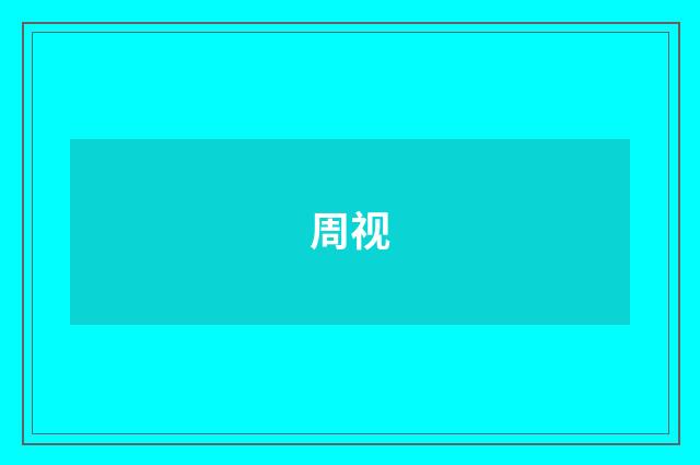 周视