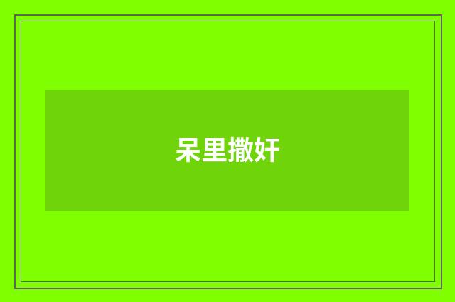 呆里撒奸