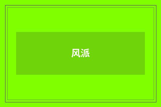 风派